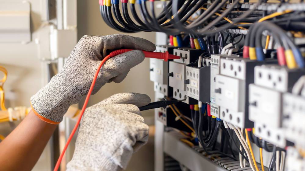 Electrical repair work