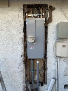 Main Panel Upgrade. (Final photo)
